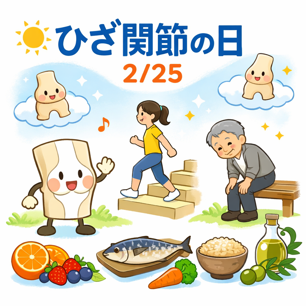 毎日フル稼働の「ひざ」に感謝！今日からできる簡単ケアと食事